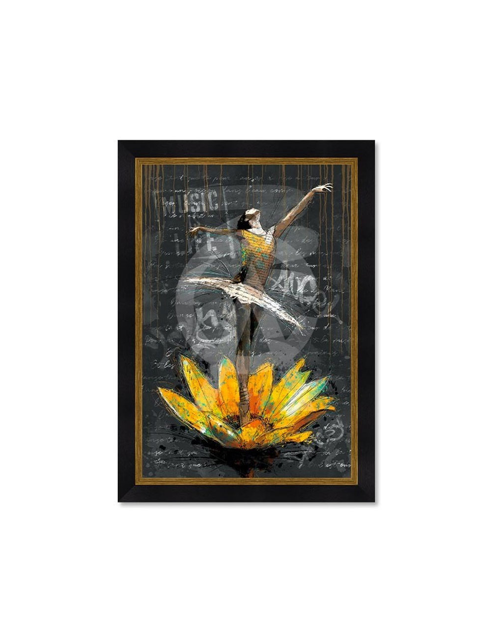 Tableau La danseuse sur le tournesol – Romaric
