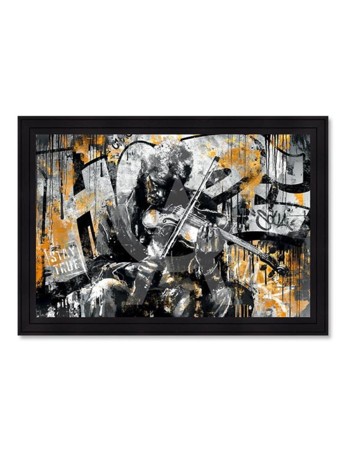 Tableau Le vieil homme au violon – Romaric
