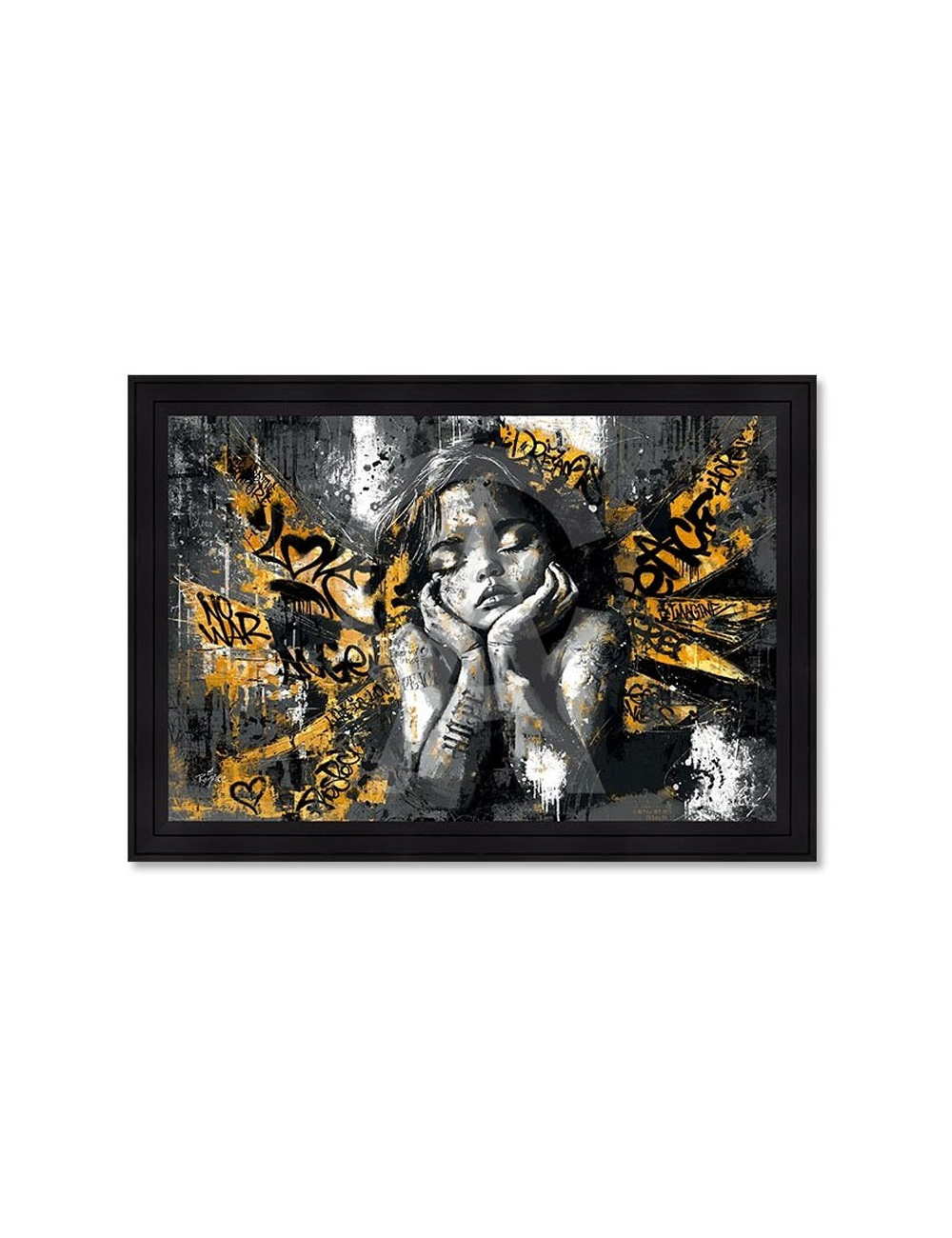 Tableau Le petit Ange – Romaric – Collection Chaos