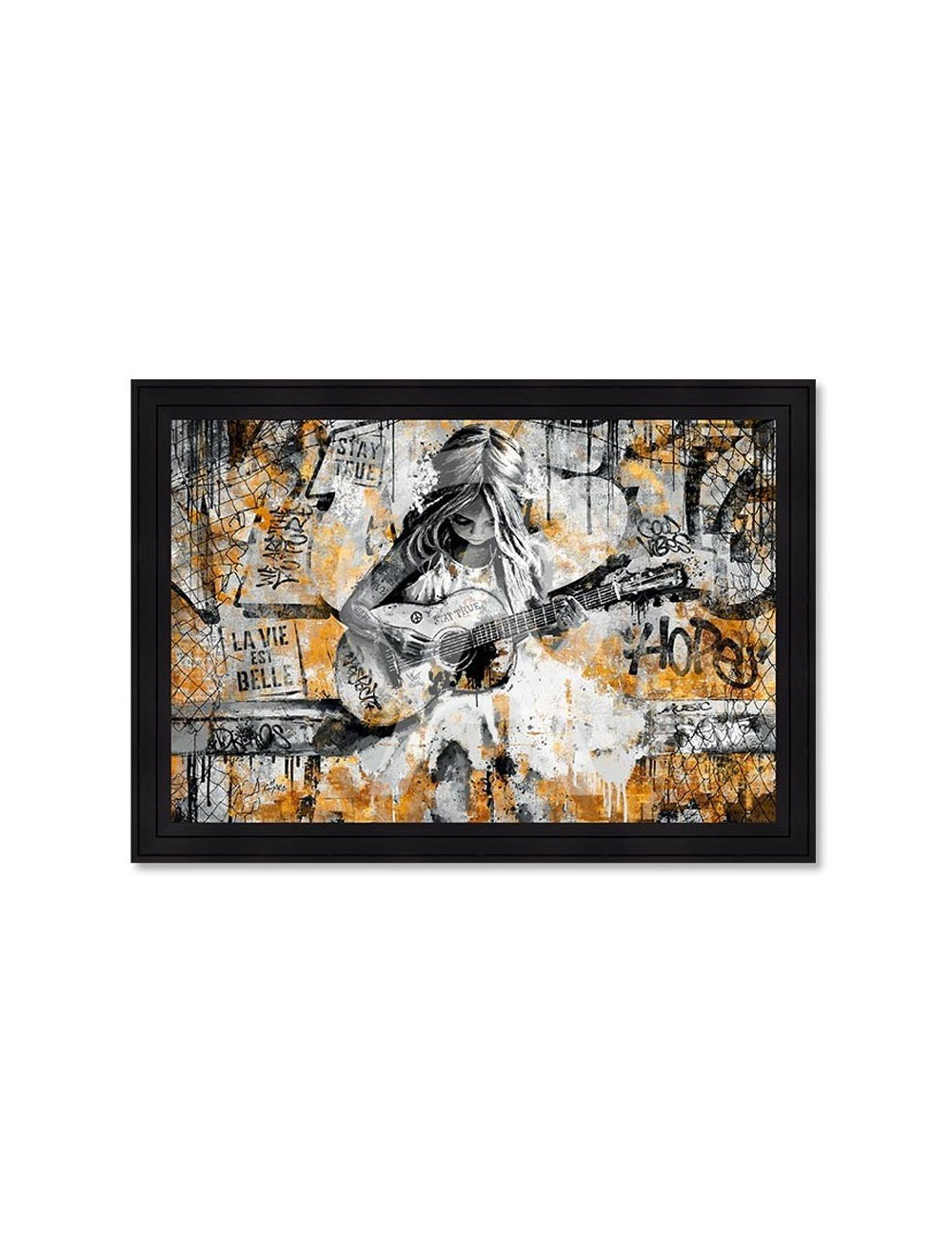 Tableau La guitariste – Romaric