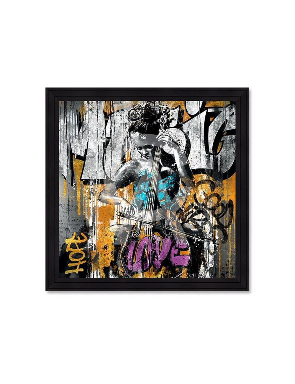 Tableau La violoncelliste – Romaric