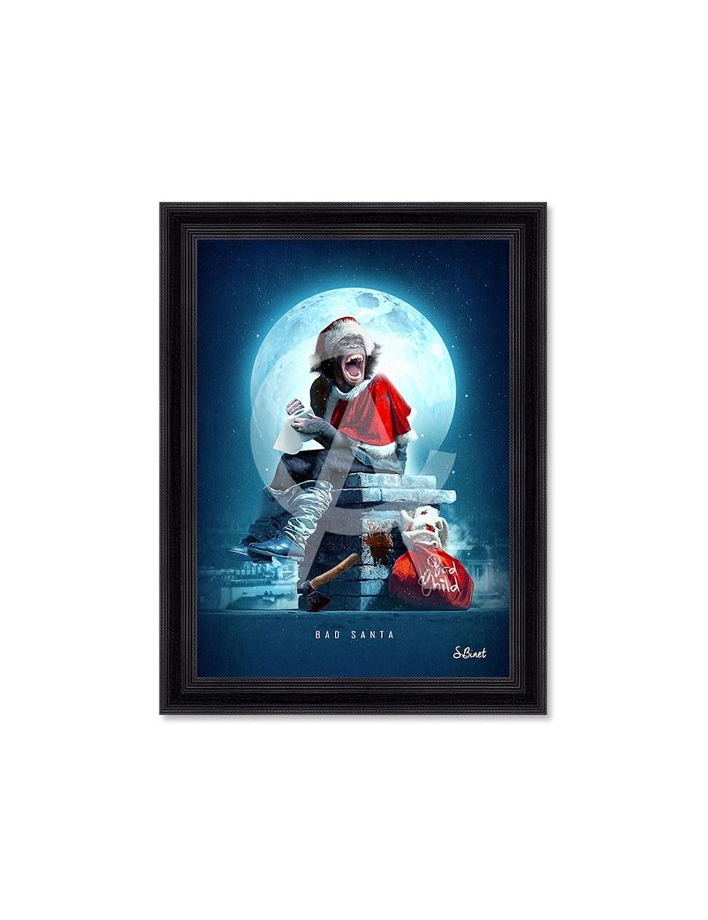 Tableau Bad Santa – Sylvain Binet