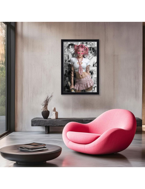 Tableau XXL Manga Girl – Alexandre Granger