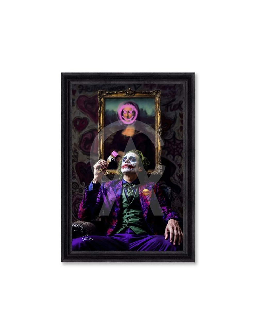 Tableau The Painter Joker XXL 80x120 – Alexandre Granger