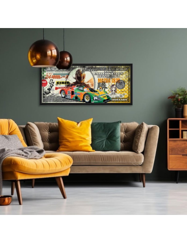 Tableau Mazda 787B – déco murale automobile Rubix