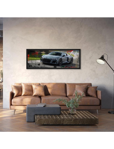 Tableau R8 Race Rubix – Audi déco murale design moderne