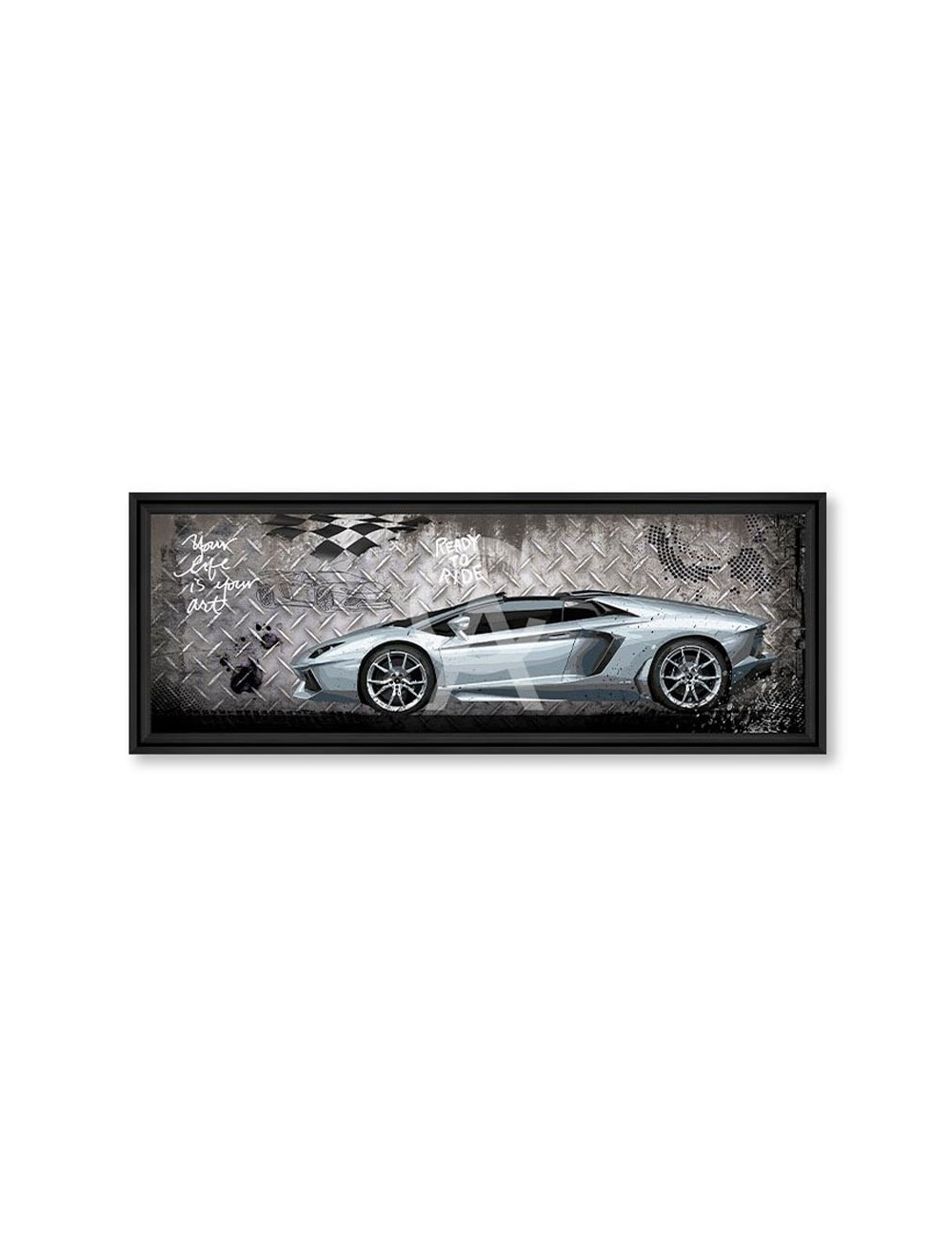 Tableau panoramique Iron Aventador – Rubix