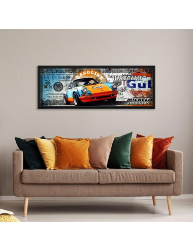 Tableau Dollar Oil Dealer Rubix – Porsche déco murale rétro