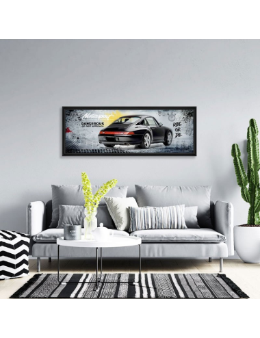 Tableau Carrera 4S Motorsport Rubix – Porsche déco murale