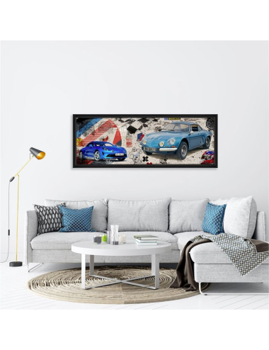 Tableau A110 Evolution Rubix – Alpine déco murale rétro