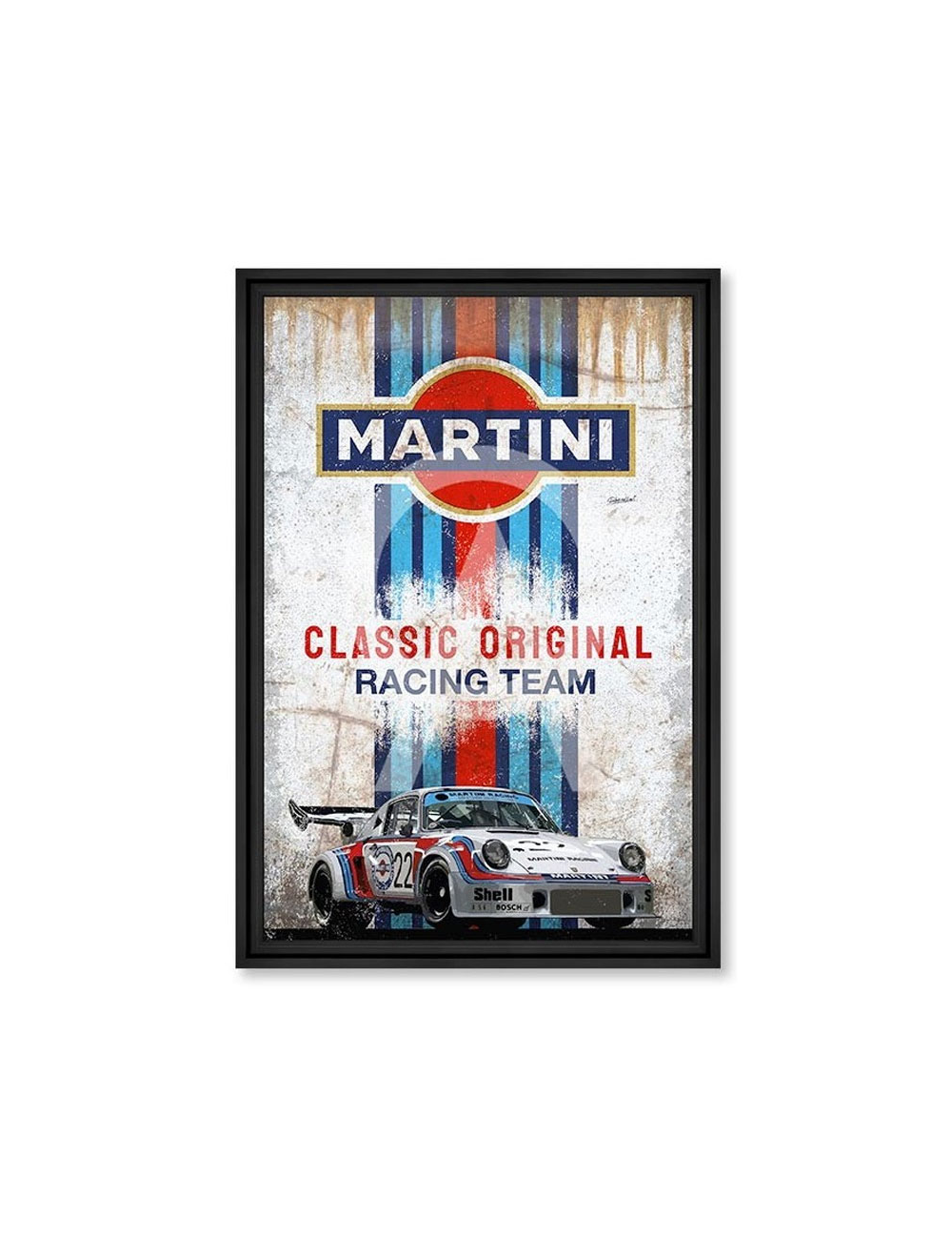 Tableau voiture RSR Martini – Rubix