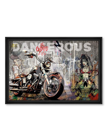 Tableau grand format HD Dangerous 80x120 – Rubix
