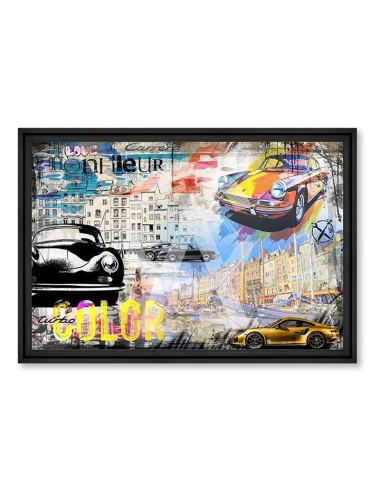 Tableau voiture Art Porsche Color – Rubix