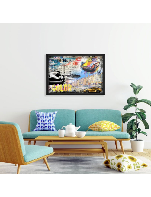 Tableau voiture Art Porsche Color – Rubix