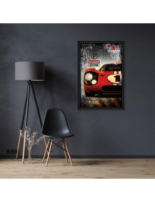 Tableau grand format Red GT40 80x120 – Rubix