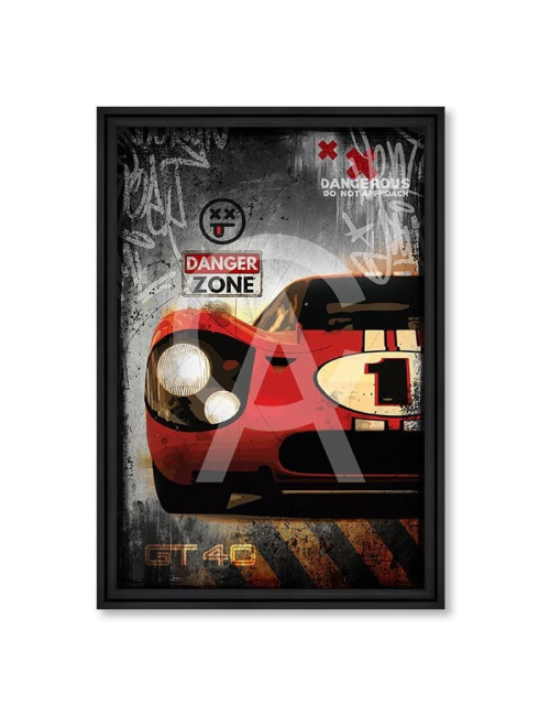 Tableau grand format Red GT40 80x120 – Rubix
