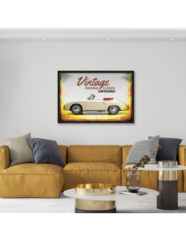 Tableau grand format Porsche 356 80x120 – Rubix