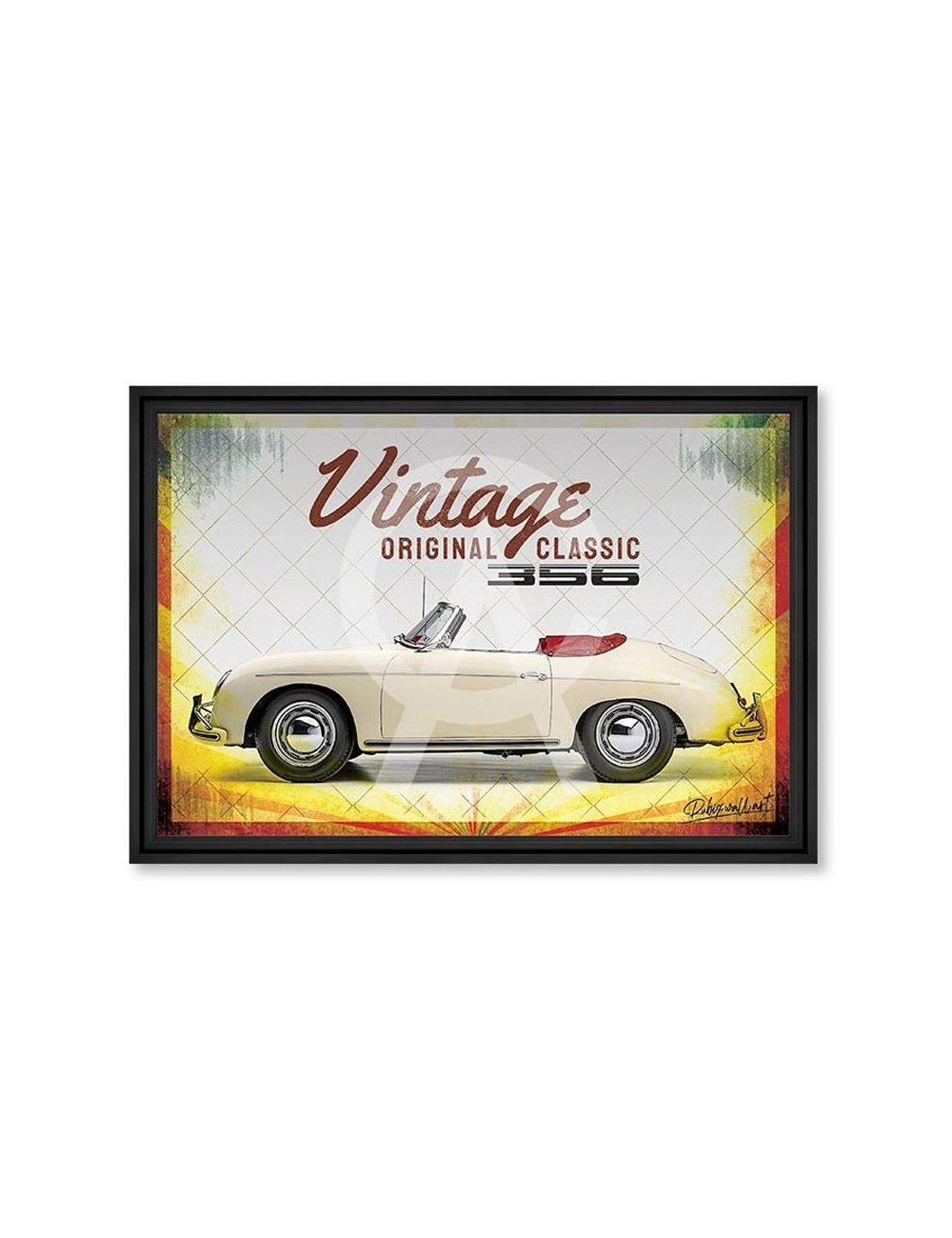 Tableau grand format Porsche 356 80x120 – Rubix