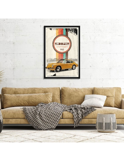 Tableau Porsche 912 Color – Rubix