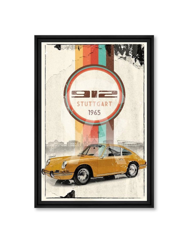 Tableau grand format Porsche 912 Color 80x120 – Rubix