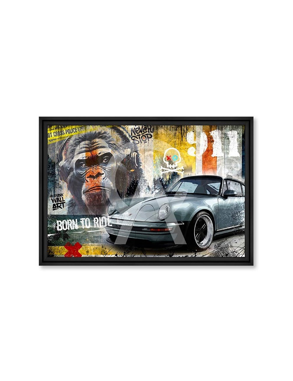 Tableau Porsche 911 Never Stop – Rubix