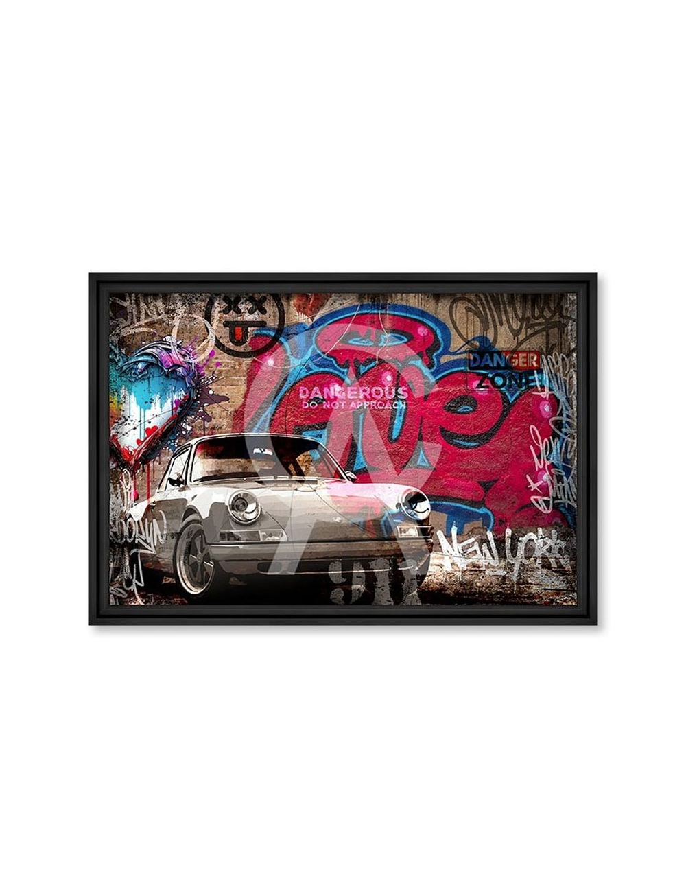 Tableau Porsche 911 Love – Rubix