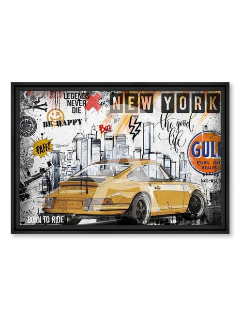Tableau voiture 911 Be Happy – Rubix