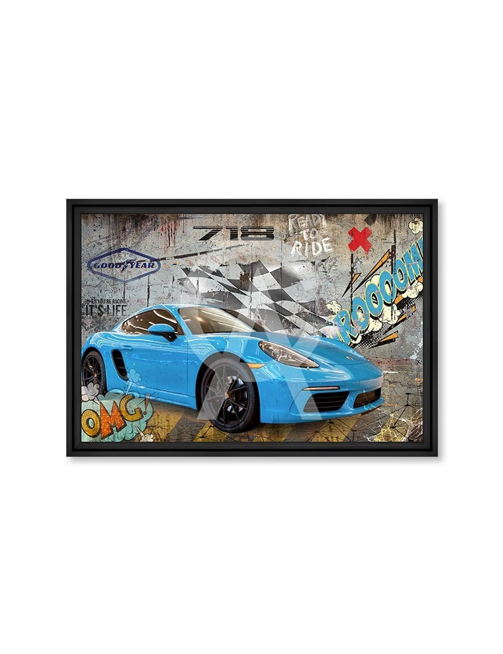 Tableau grand format 718 OMG 80x120 – Rubix