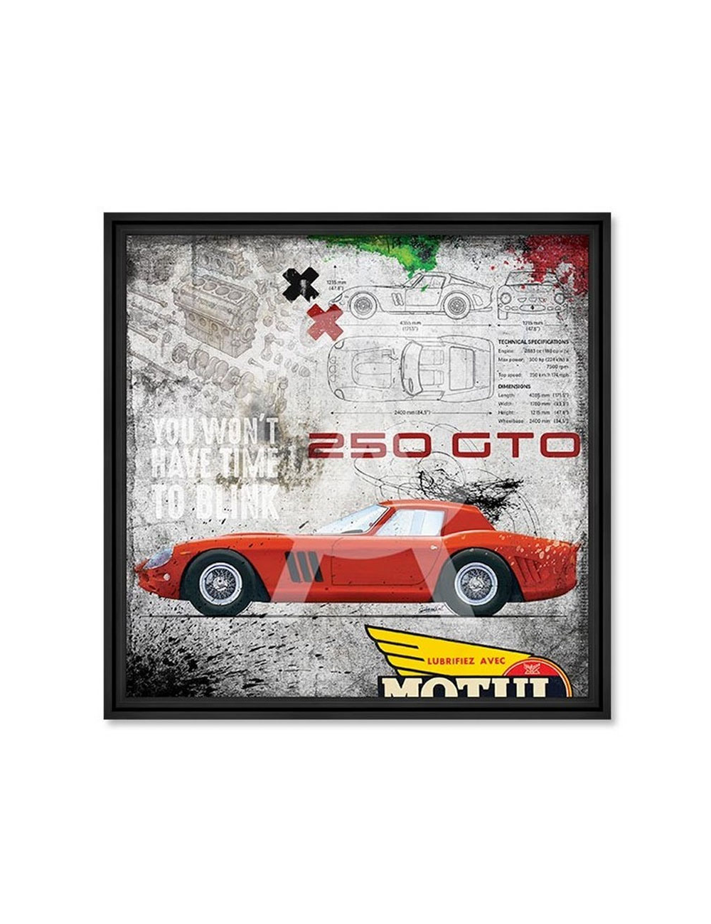 Tableau 250 GTO Art – Rubix