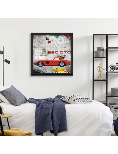 Tableau 250 GTO Art – déco murale automobile Rubix