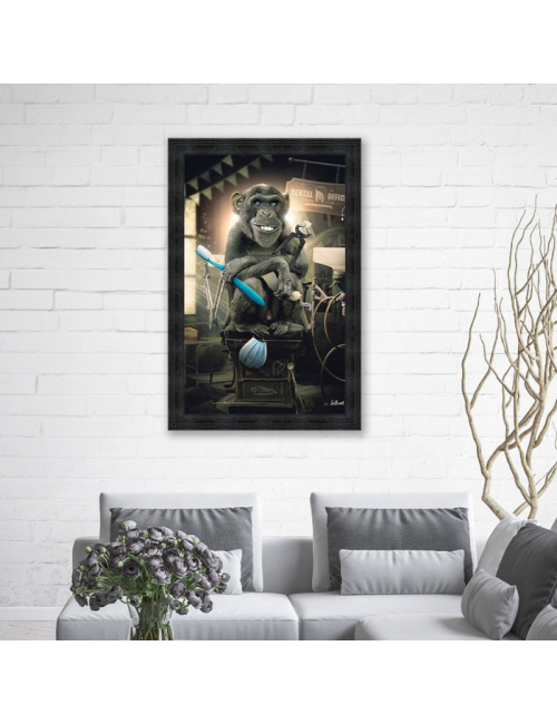 Tableau Dentiste Grand Format 80x120 – Sylvain Binet