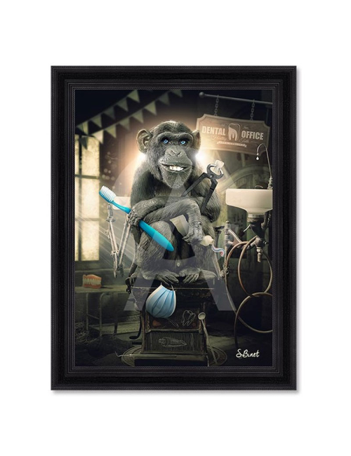 Tableau Dentiste Grand Format 80x120 – Sylvain Binet