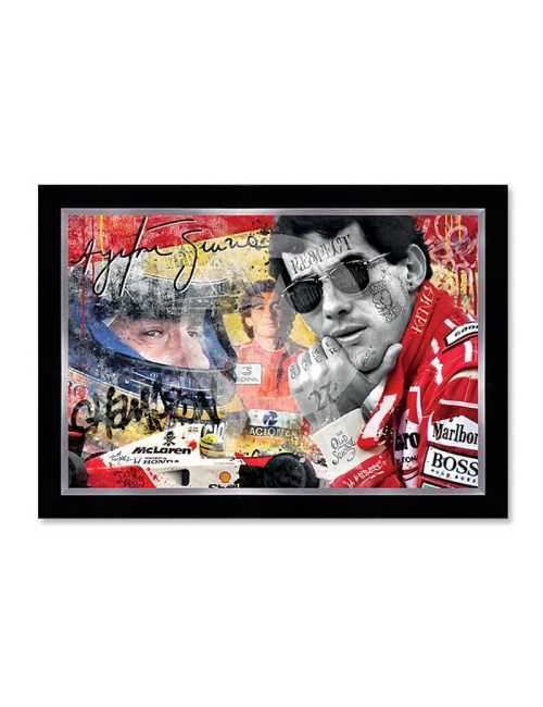 Tableau Ayrton Senna 80x120 – Romaric