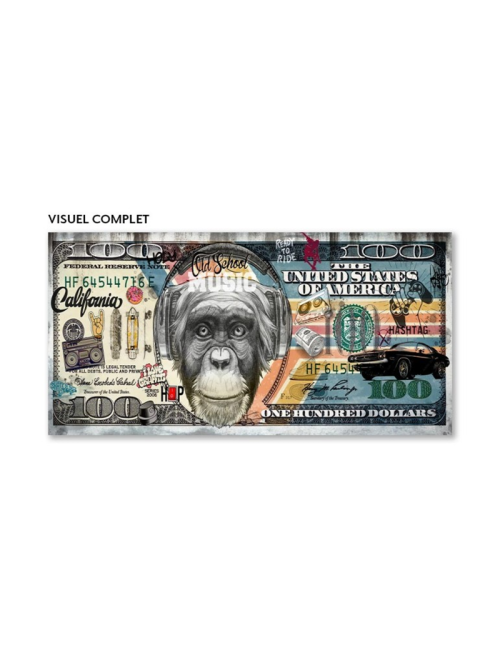 Baril décoratif Monkey Old School Music – Rubix