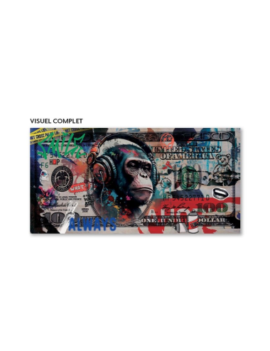 Baril Grunge Monkey Rubix – déco street art moderne