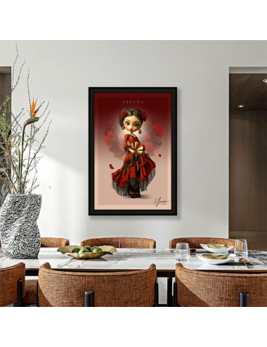 Tableau Yamata 7 – Décoration murale flamenca YAMATA