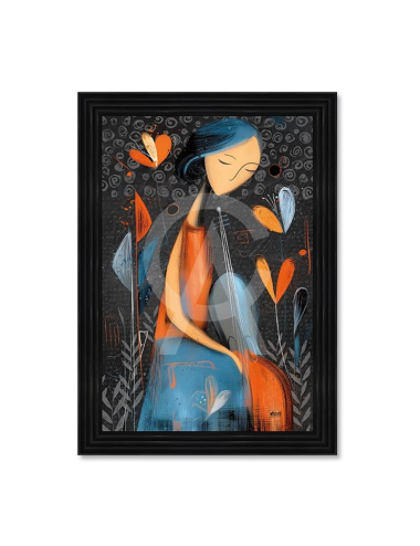 Tableau La Violoncelliste – Seleste