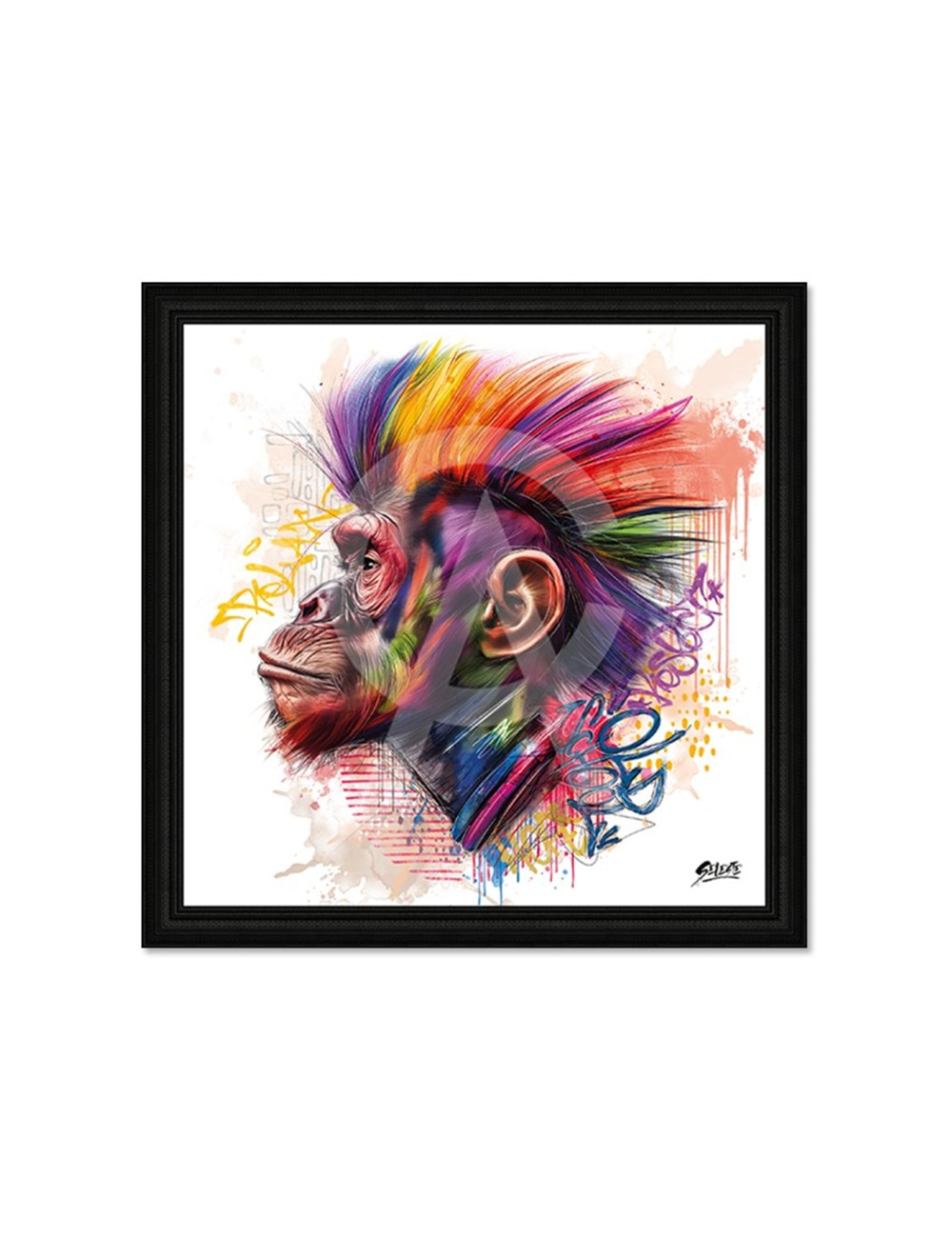 Tableau Singe Punk – Seleste