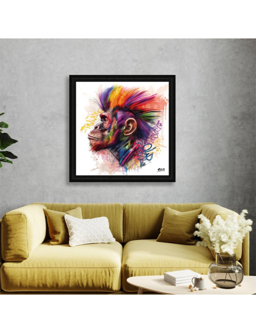 Tableau Singe Punk – Seleste