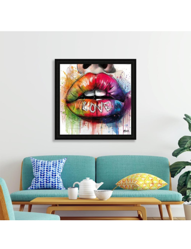 Tableau Seleste Lèvres décoration murale contemporaine