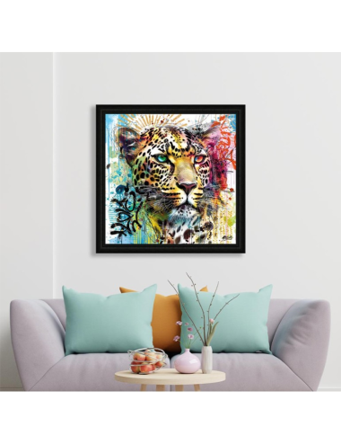 Tableau Seleste Léopard décoration murale contemporaine