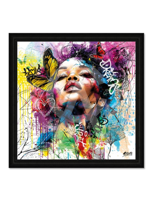 Tableau Femme Papillons – Seleste
