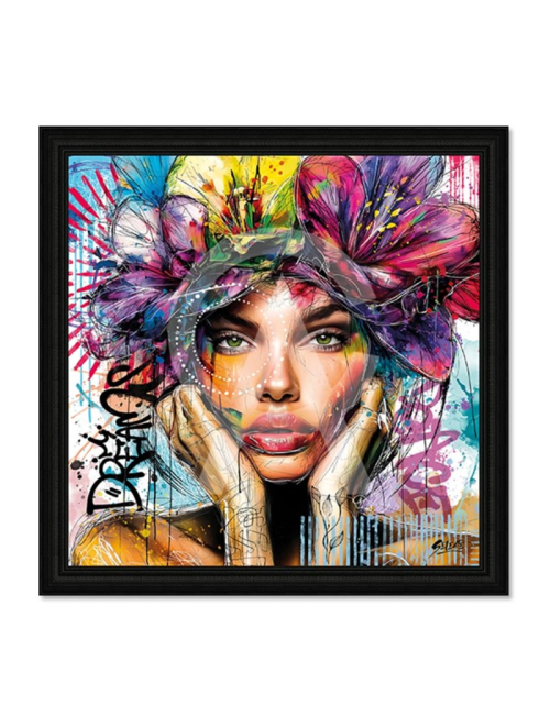 Tableau Femme Fleur Aquarelle – Seleste