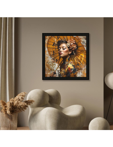 Tableau Seleste Kanji décoration murale contemporaine