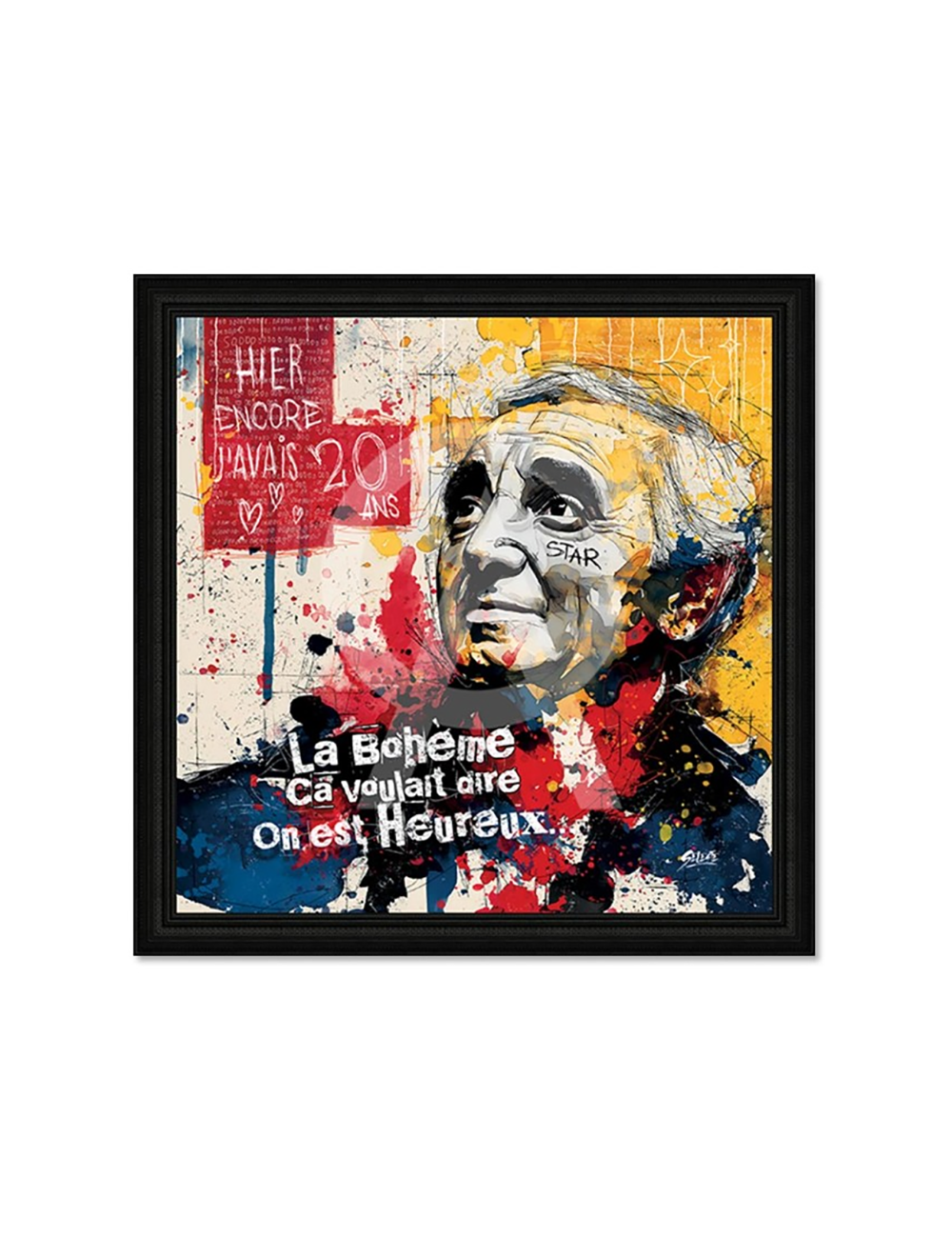 Tableau Charles Aznavour – Seleste