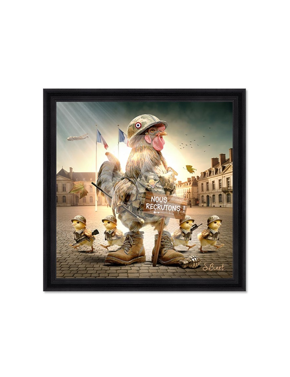 Tableau Nous recrutons – Sylvain Binet