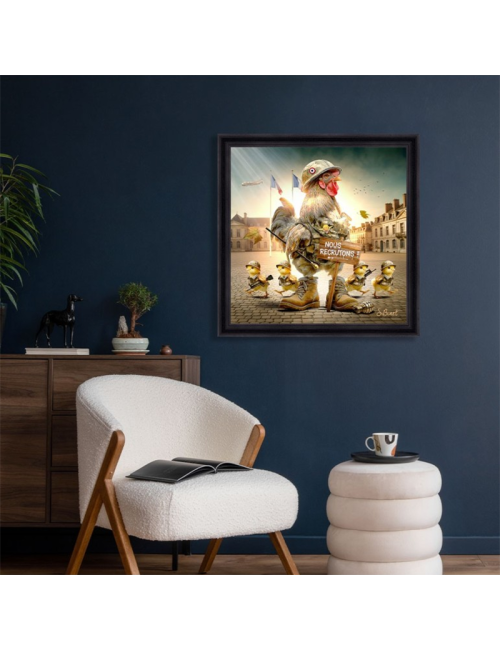 Tableau Nous recrutons – Sylvain Binet – Très grand format