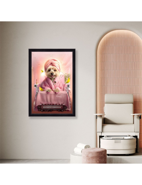 Tableau Esthéti-Chienne – Sylvain Binet – 80×120 cm