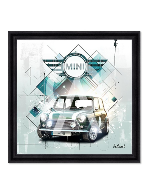 Tableau Mini Cooper – Sylvain Binet – Très grand format