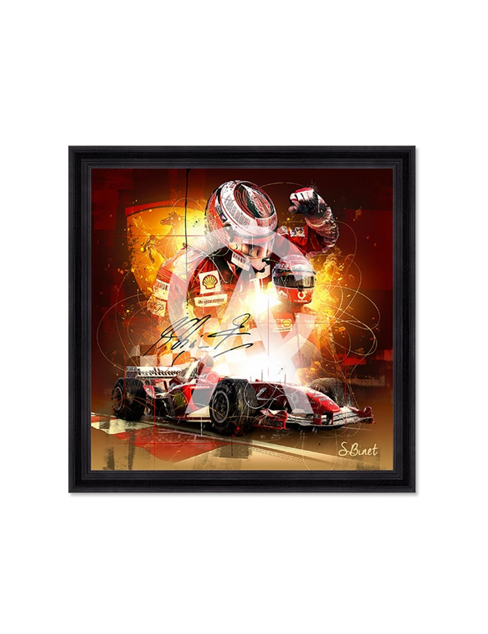 Tableau Michael Schumacher – Sylvain Binet – Très grand format